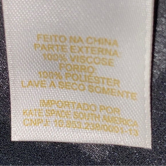 Kate Spade New York Top  Tan/ Black Women’s  Size 2 ( A 18 ) - Picture 14 of 17